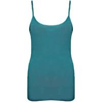 Sandra Strappy Camisole Vest Top - Turquoise