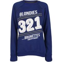 Sarah Blondies 321 Sweater Top - Royal Blue