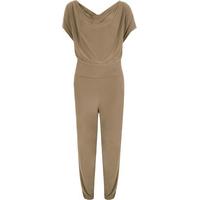 Sage Cowl Neck Jumpsuit - Mocha