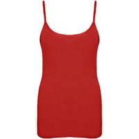 sandra strappy camisole vest top red