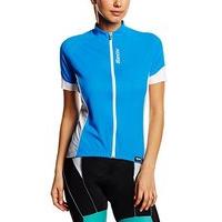 santini womens365 ora short sleeve jersey blue medium