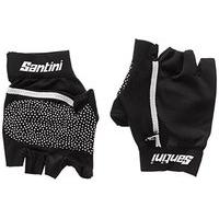 Santini Sp367 Gel Mania Summer Mitts - Black, X-small/small