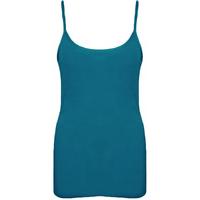 Sandra Strappy Camisole Vest Top - Teal