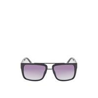 Sanita Glossy Black Square Sunglasses