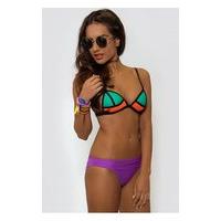 Savannah Turquoise Two Tone Bikini