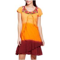 Savage Culture Dress THISTLE women\'s Dress in orange