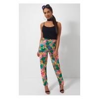 Santorini Tropical Print Trousers