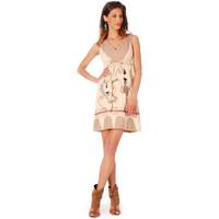 savage culture dress ginger womens dress in beige