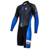 Santini Dirt Shell Cyclo Cross Aquazero Git Pad Body Suit - Black/turquoise, 