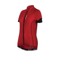 santini 365 mens ora short sleeve jersey red medium