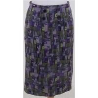 saltwater size 6 green purple skirt