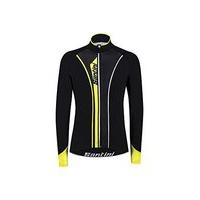 santini 365 vega aqua zero long sleeve thermofleece jersey blackyellow ...