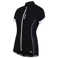 Santini Women\'s365 Ora Short Sleeve Jersey - Black/black, X-large