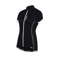 santini womens365 ora short sleeve jersey blackblack medium