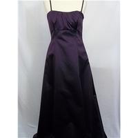 Satin evening gown by Debut by Debenhams - Size: 10 - Purple - Evening