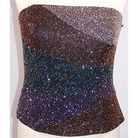 sara bernshaw size 12 beaded top