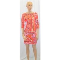 Sangria Small Orange and Pink Dress