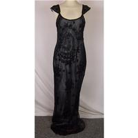 Satnam Size M Black Full length dress