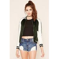 Satin Varsity Jacket