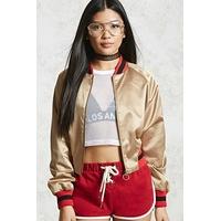 Satin Bomber Jacket