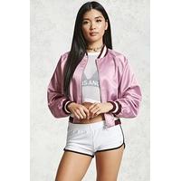 Satin Bomber Jacket