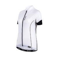 santini womens365 ora short sleeve jersey white x large