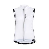 santini womens365 ora short sleeve jersey white large