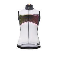 santini womens stella sleeveless jersey white small