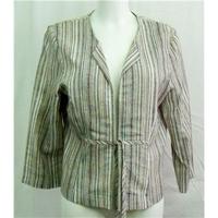 Saloos lightweight striped jacket Size 16