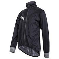 Santini 365 Gwalch Rainproof Jacket - Black, 3x-large