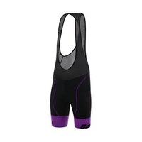 Santini Women\'s Wave C3w Bib Shorts, Black/purple, Medium