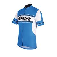 santini sp94275taucl tau short sleeve jersey turquoise small