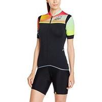 santini fashion mens anna 2 womens short sleeve jersey black medium