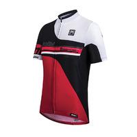 santini air form mesh short sleeve jersey red medium