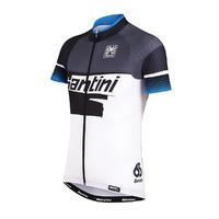 santini atom 2 uv protection short sleeve jersey turquoise 2x large