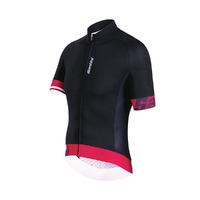 santini sleek 2 aero short sleeve jersey red x large