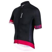 Santini Sleek 2 Aero Short Sleeve Jersey - Red, Medium