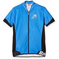 santini womens gold aero short sleeve jersey turquoise large