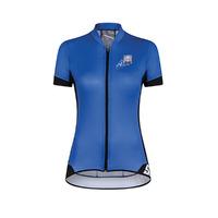 santini womens gold aero short sleeve jersey turquoise medium