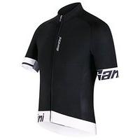 santini 365 mens sleek 2 aero short sleeve jersey white 2x large