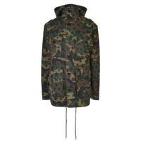 SAINT LAURENT Star Camouflage Hooded Jacket