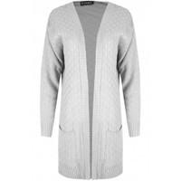 Sally Checker Board Knit Long Sleeve Cardigan