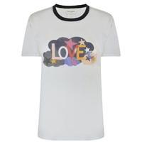 SAINT LAURENT Love Print T Shirt