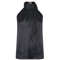 SAINT LAURENT Slash Crepe Blouse