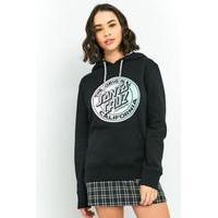 santa cruz cali fade hoodie black