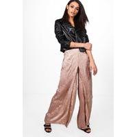 Satin Trouser - beige