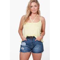 Samia Jersey Double Strap Swing Cami - yellow