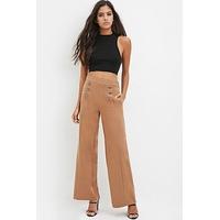 sailor buttoned wide leg trousers