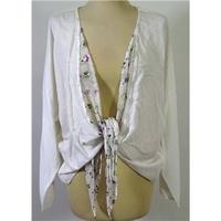 Sahara - Size: M - White - Cardigan