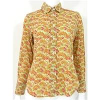 Saks Fifth Avenue Liberty Fabric Size 8 Multicolored Floral Print Shirt